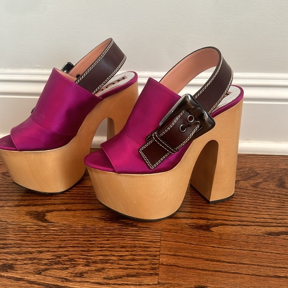 Rochas Platform Sandals Size 36 - Picture 5 of 6